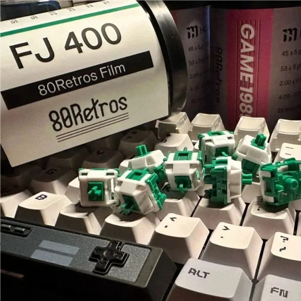 80Retros HMX mechanische toetsenbord membraanschakelaar lineaire as fabriekssmering aangepaste accessoires GAME 1989/KD200/FJ400/Joker