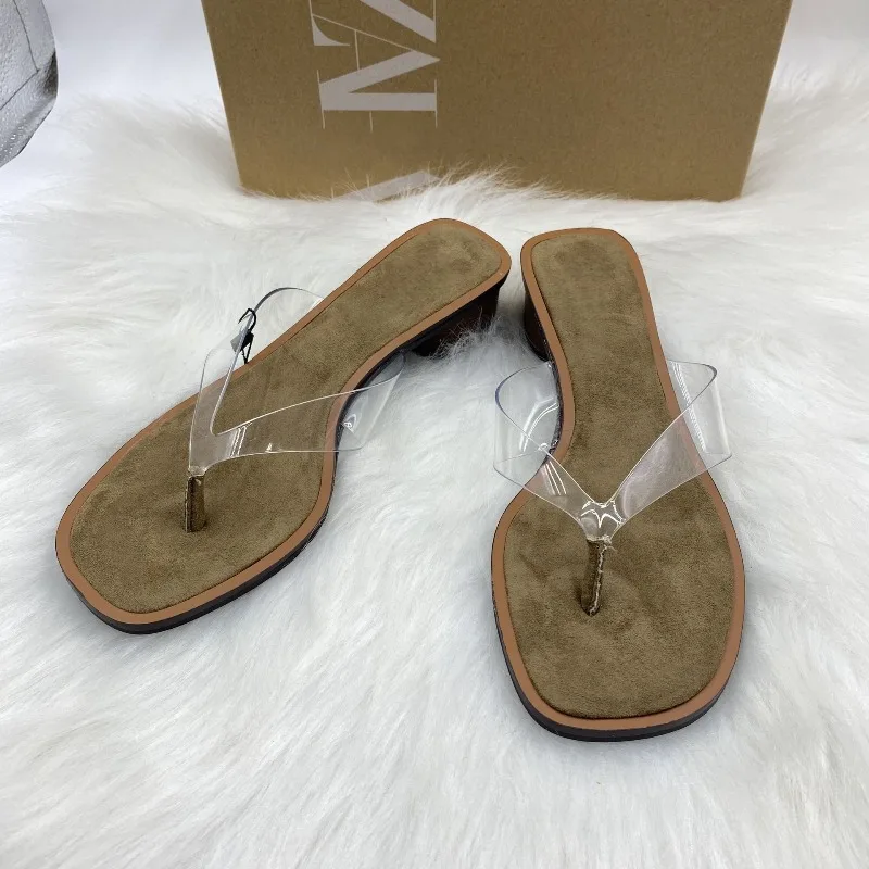 

Summer Flat-bottomed Cool Slippers for Women Light Comforta Beach Women's Sandals Fashion Open Toe Woman's Shoes Sandalias Mujer