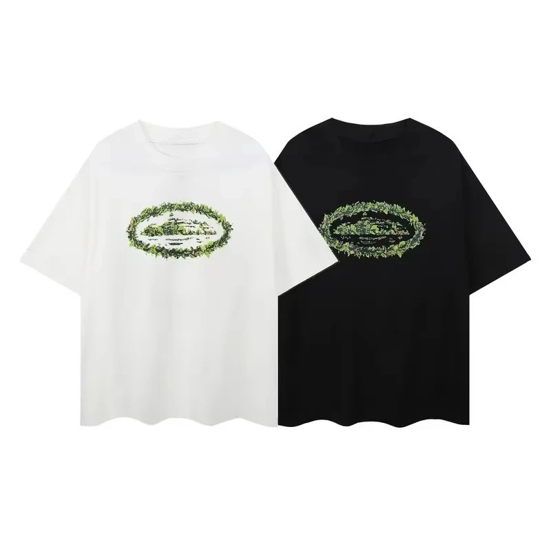 

The 2025 summer Corteiz Devil's Island Base series men's short-sleeved T-shirt with letter print is breathable