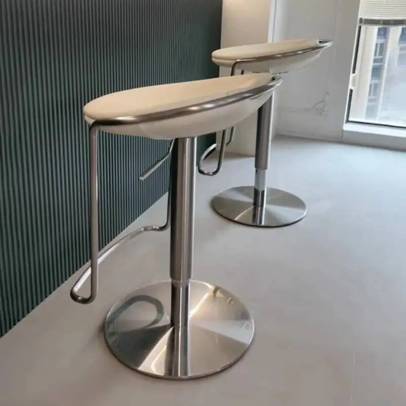 

Retro Luxury Italian Bar Stools Sturdy Industrial Creative Adults Bar Chairs Library Waiting Restaurante Muebles Home Decoration