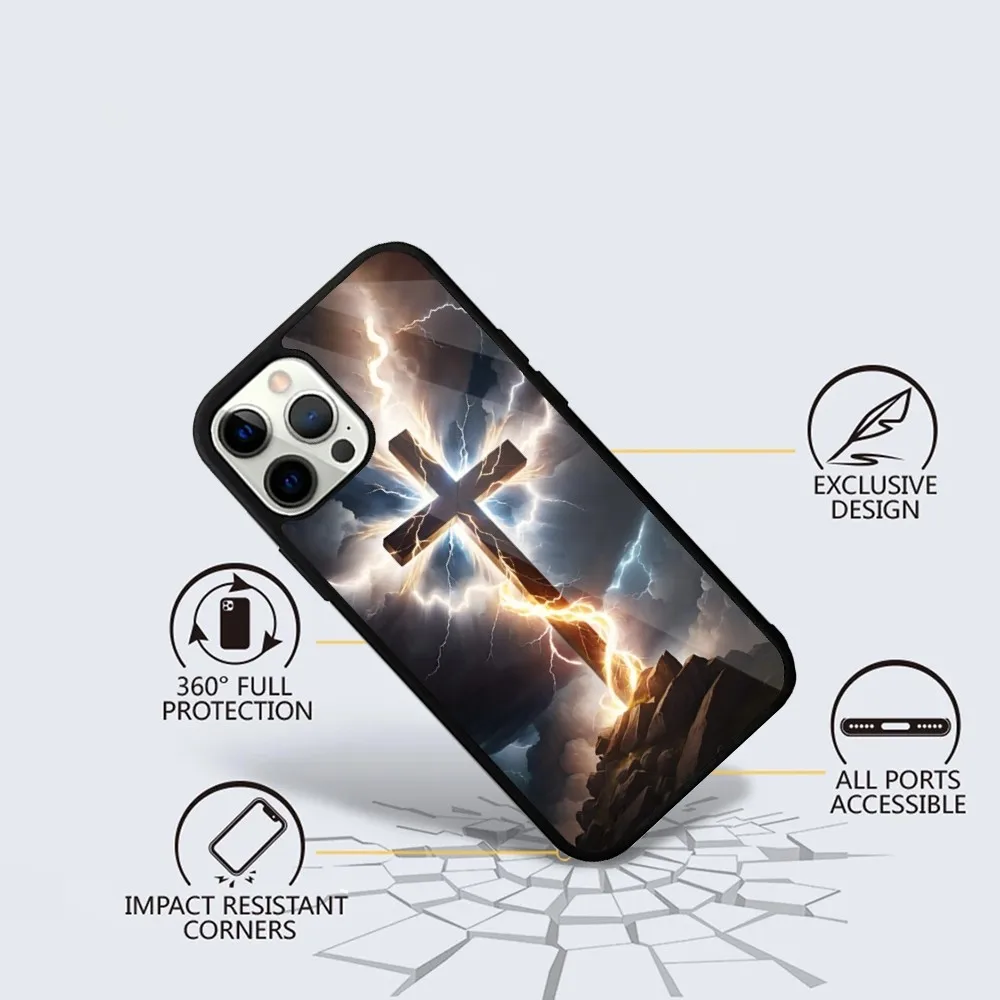 Faith Christian Religious Jesu  Phone Case For iPhone 15,14,13,12,11,Plus,Pro,Max Mini Magsafe Magnetic Wireless Charging