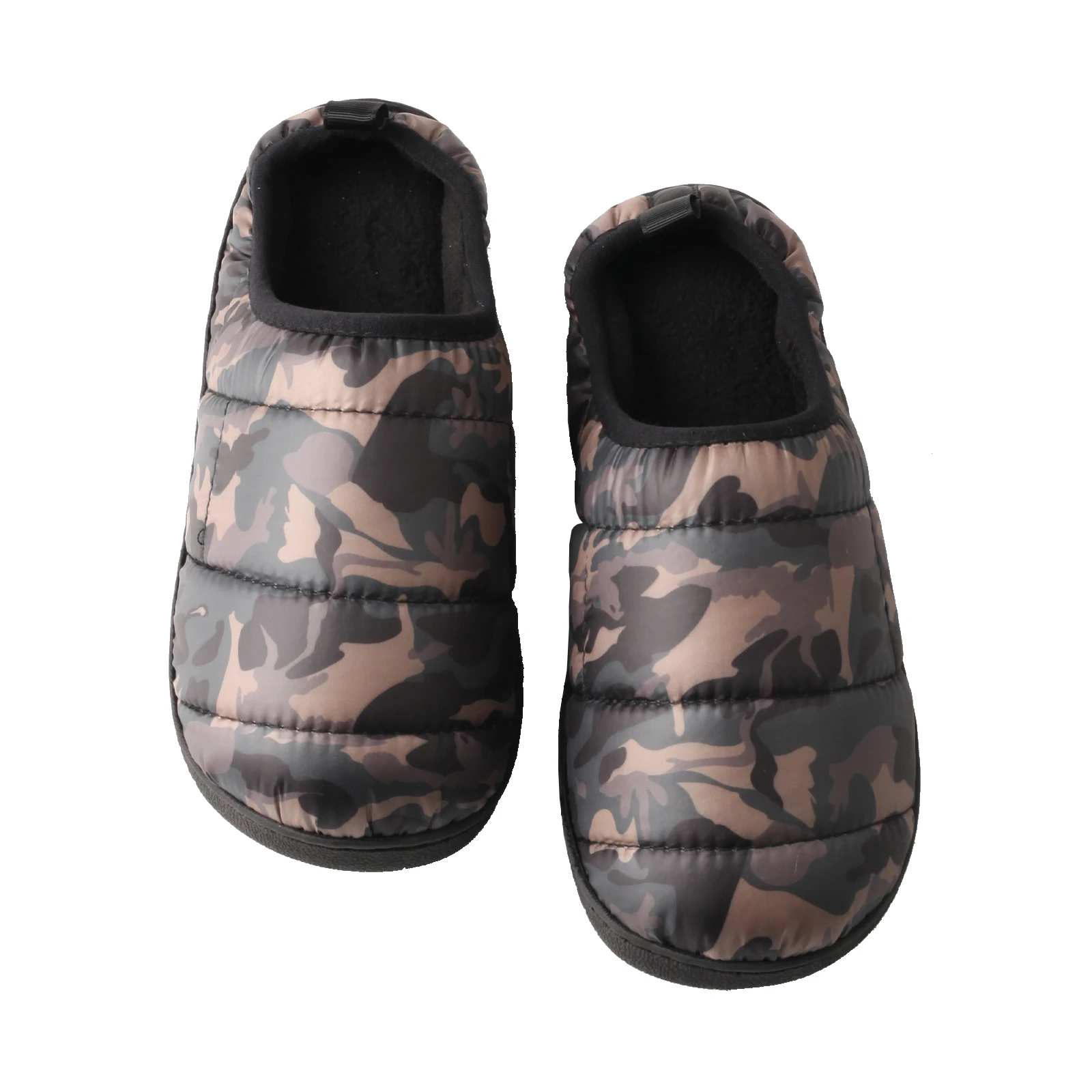 TMA EYES Classic down Cloth Cotton Slippers with Half Pack Heel  Winter Comfortable Home Footwear Men and women's plus size