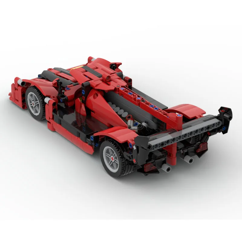 moc-255599-new-red-sports-iconic-supercar-racing-building-block-model-574-parts-boys-children's-birthday-christmas-toy-gift