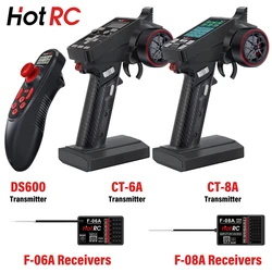 Ricevitore RC HotRC 4/5/6/8CH 2.4GHz con giroscopio per CT-4A CT-6A CT-8A HT-6A HT-8A DS600