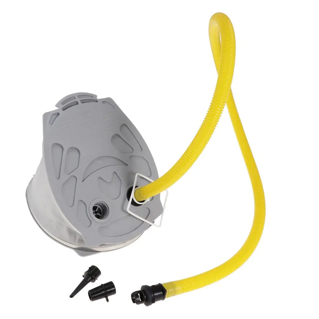 

Portable Plastic Inflator Pump with Hose Adapters for Inflatable Bed Swimming Ring Boat Air Mattress