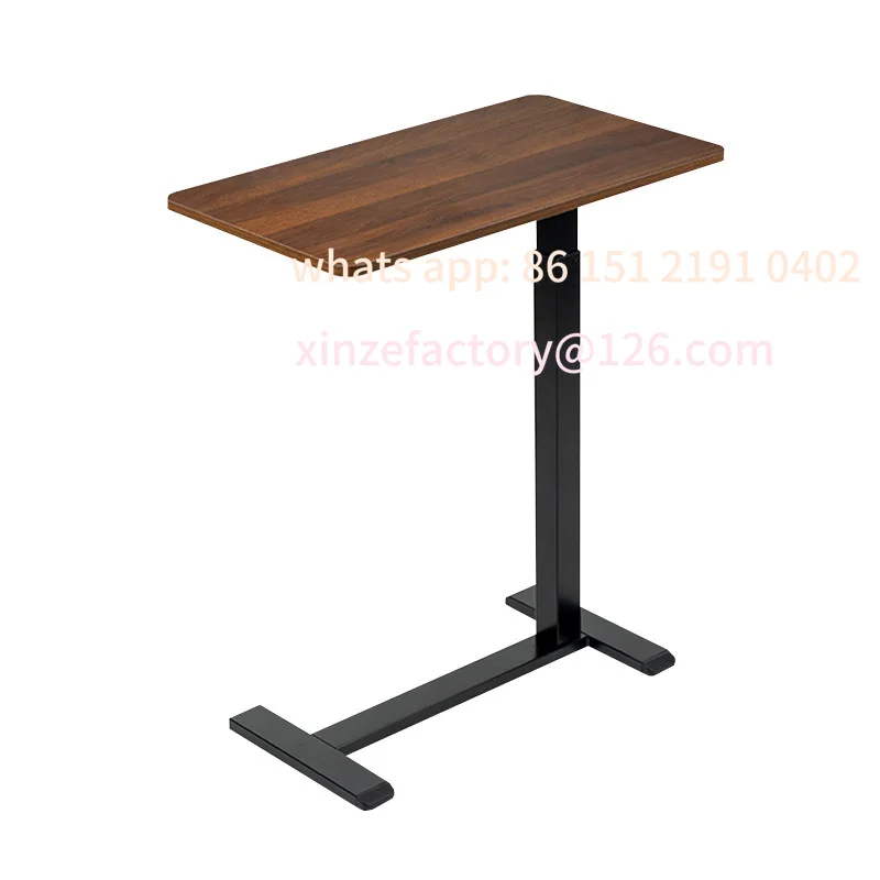Customizable hydraulic lift bedside table home office desk removable