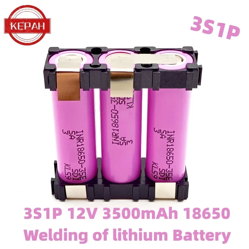 Paquete de baterías de soldadura para destornillador, nuevo 20A, 18650, 35E, 3500mAh, 7000mAh, 2S, 3S, 4S, 6S /1P, 2P, 7,4 V, 12,6 V, 14,8 V, 18V, 25,2 V