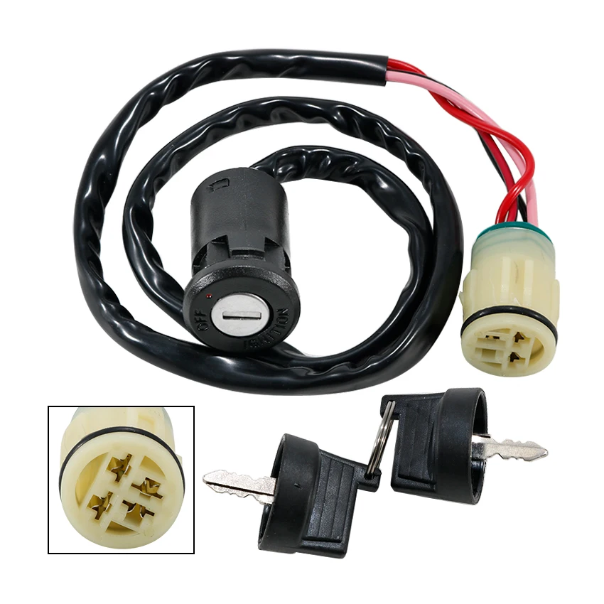 

Motorcycle Ignition Key Switch Lock Kit For Honda Honda TRX420FA TRX420FPA TRX420FPE TRX420FPM OEM:35100-HP5-600 35100-HP0-A71