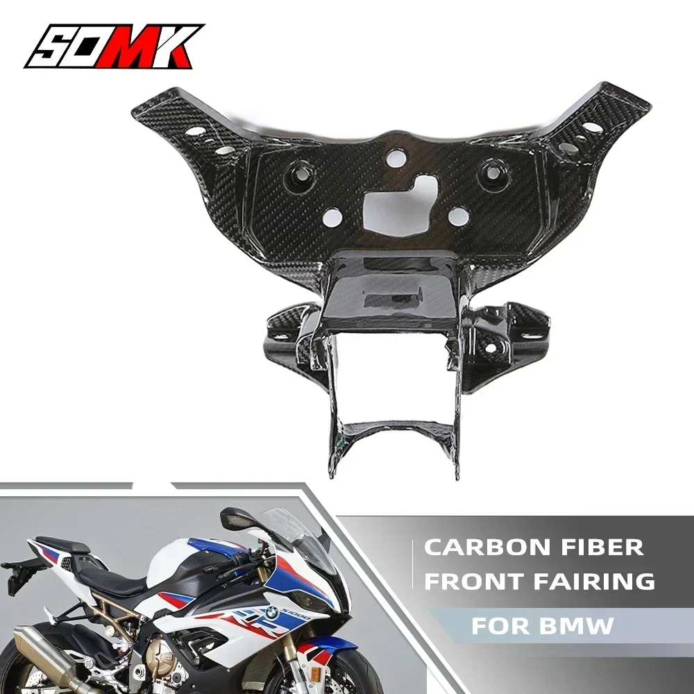 For BMW S1000RR M1000RR 2020 2021 2022 23 Carbon Fiber Front Headlight Holder Fairing Motorcycle Headlamp Bracker S1000 RR 2019