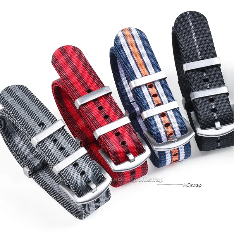 18mm 20mm 22mm Nylon Watch Strap for Seiko Wristband for Rolex Men Sport Watchband for Military Bracelet for Casio Universal