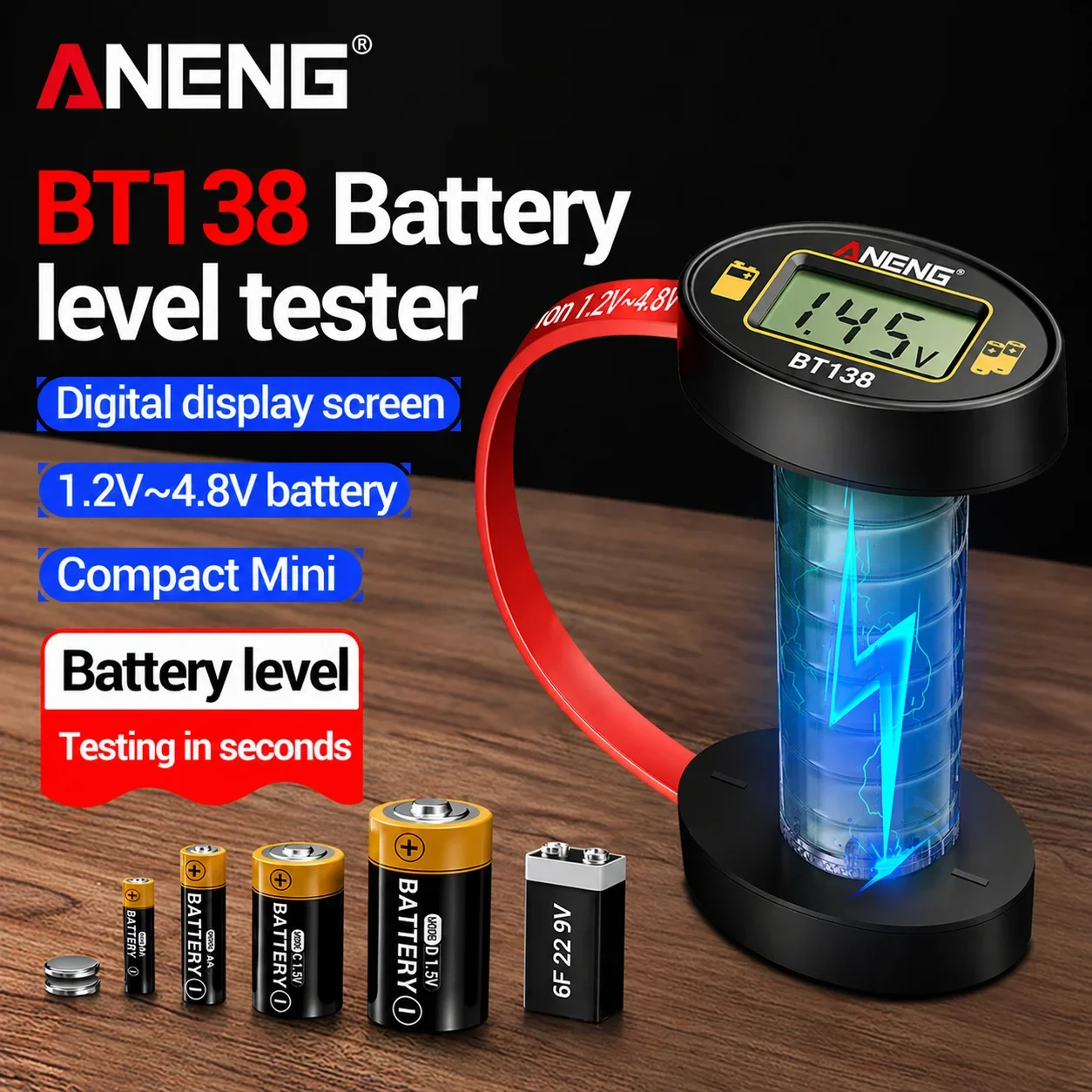 Precision detection kit RT01 automotive relay tester paired with BT138 battery tester universal judgment and maintenance tool