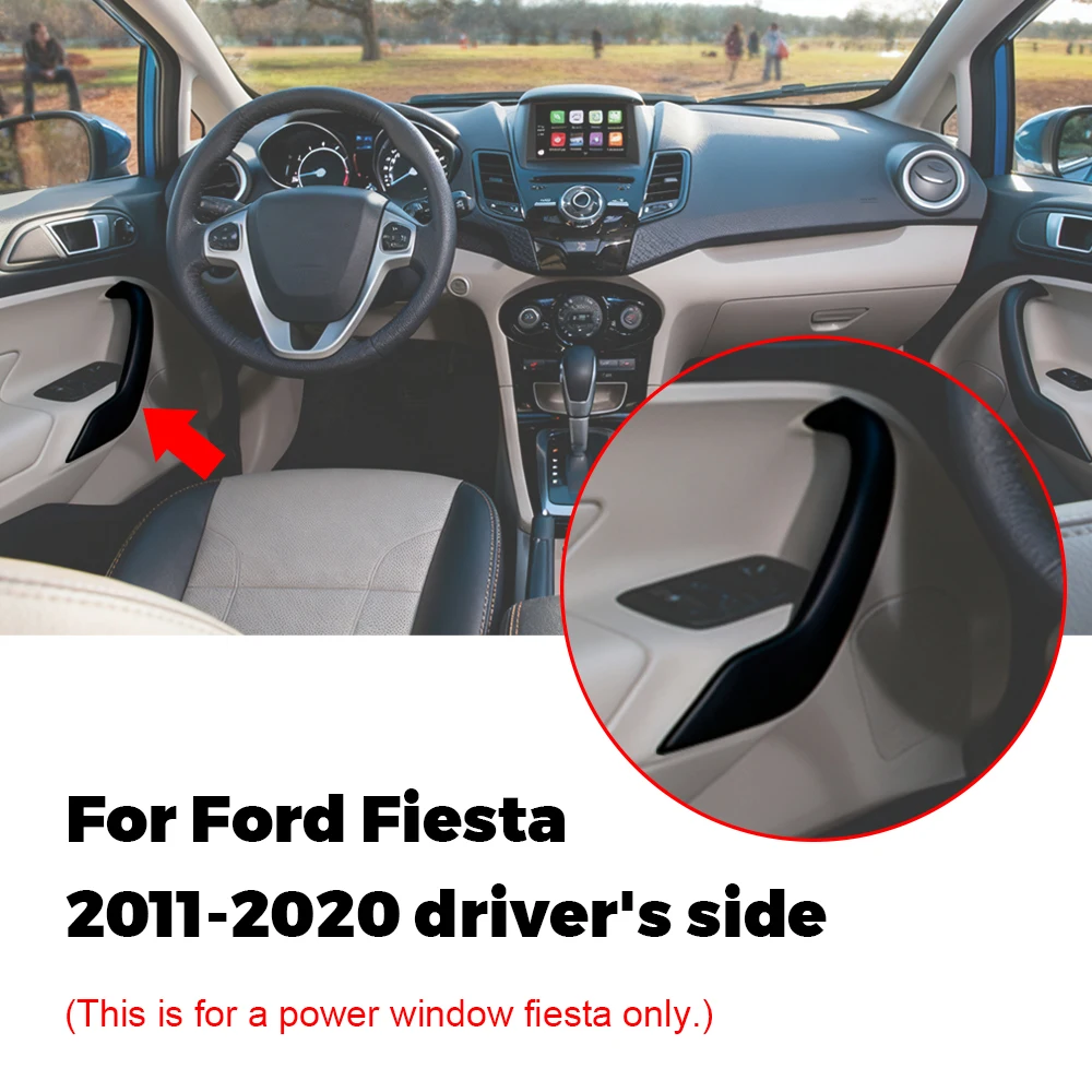 

Подходит для Ford Fiesta 2011-2020 гг., ABS, стеклоподъемное стекло водителя, внутренняя дверная ручка, сторона водителя