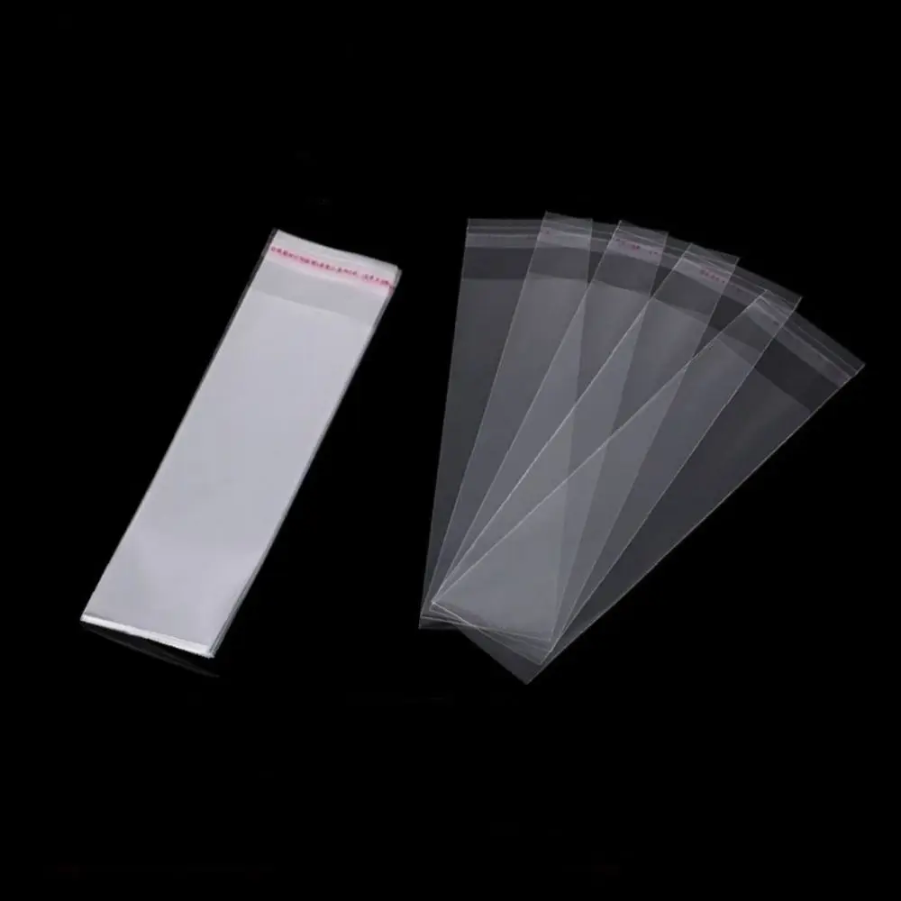 100pcs High Quality Resealable Self Adhesive Bag Transparent Plastic Self Sealing Small Bags Packaging Bag Pen Jewelry Candy