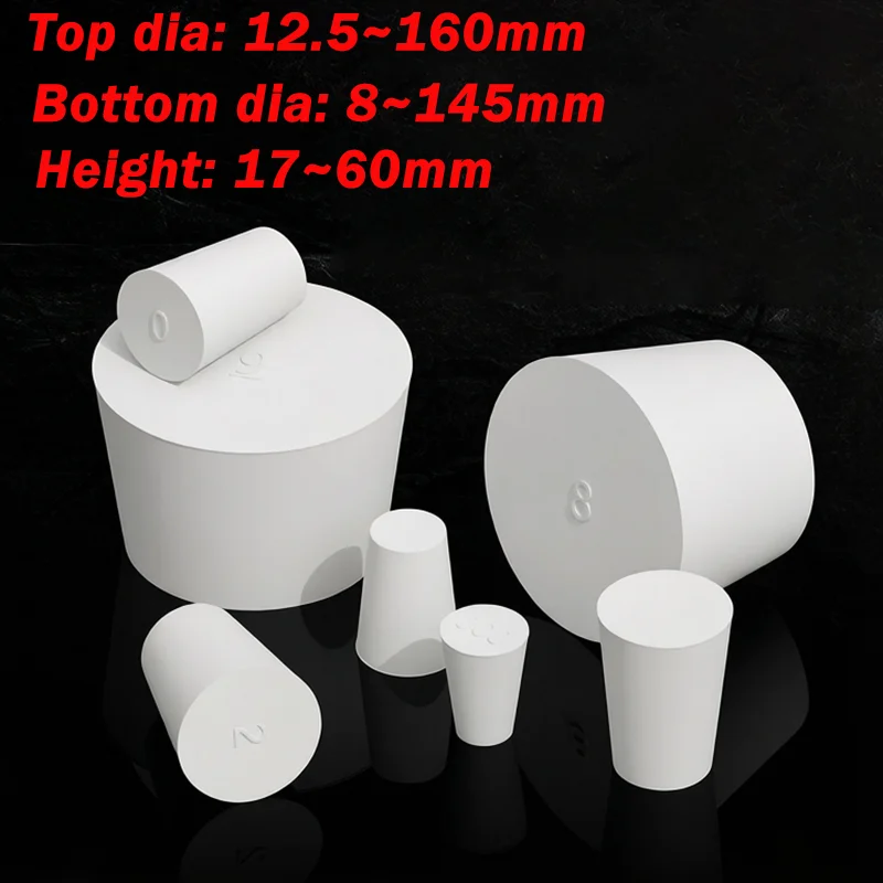 Wine Bottle Size - Tappi in Gomma Bianca a Pressione