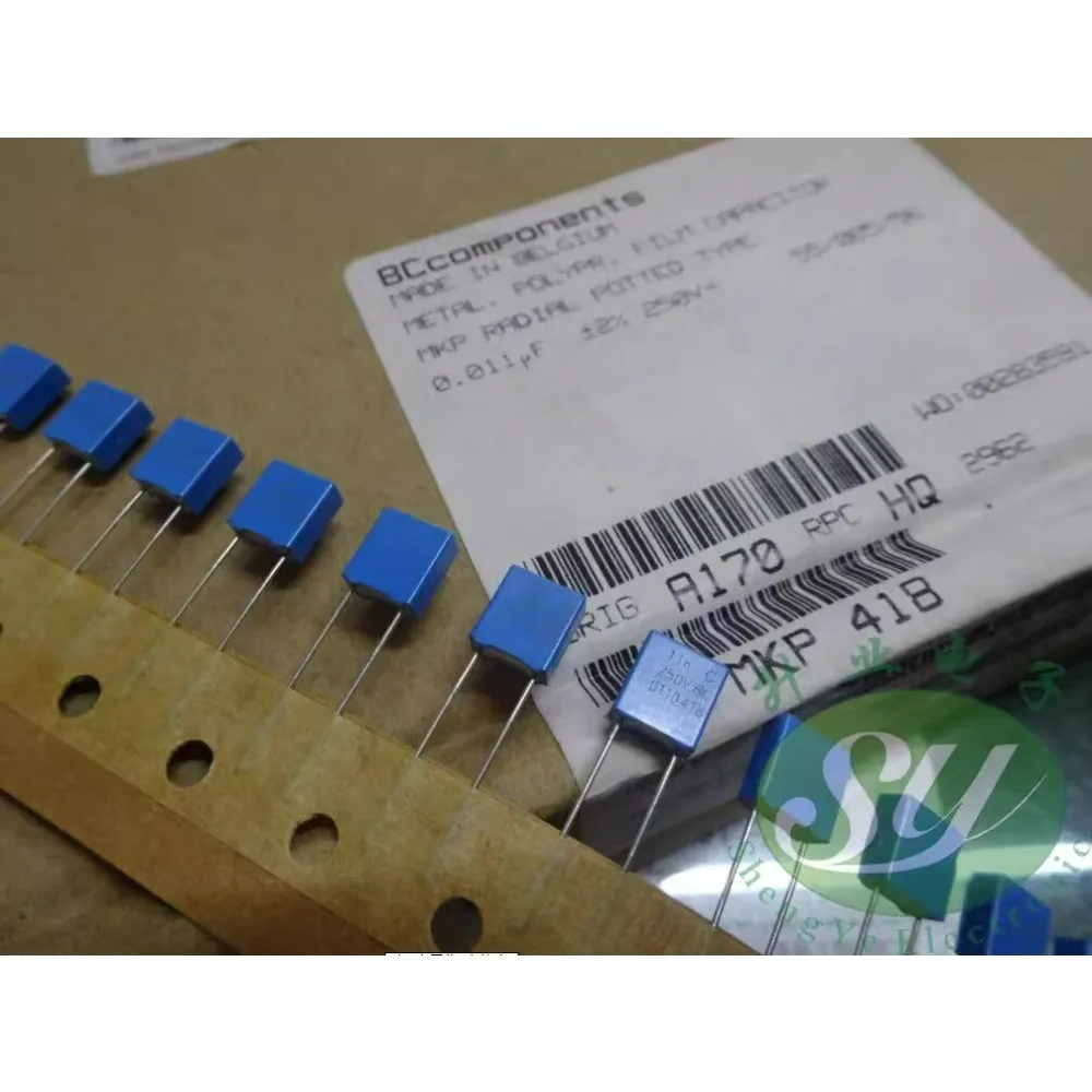

50PCS BC MKP418 0.011uf/250v replace 10nf 0.01uf 103 brand new 5mm film capacitor