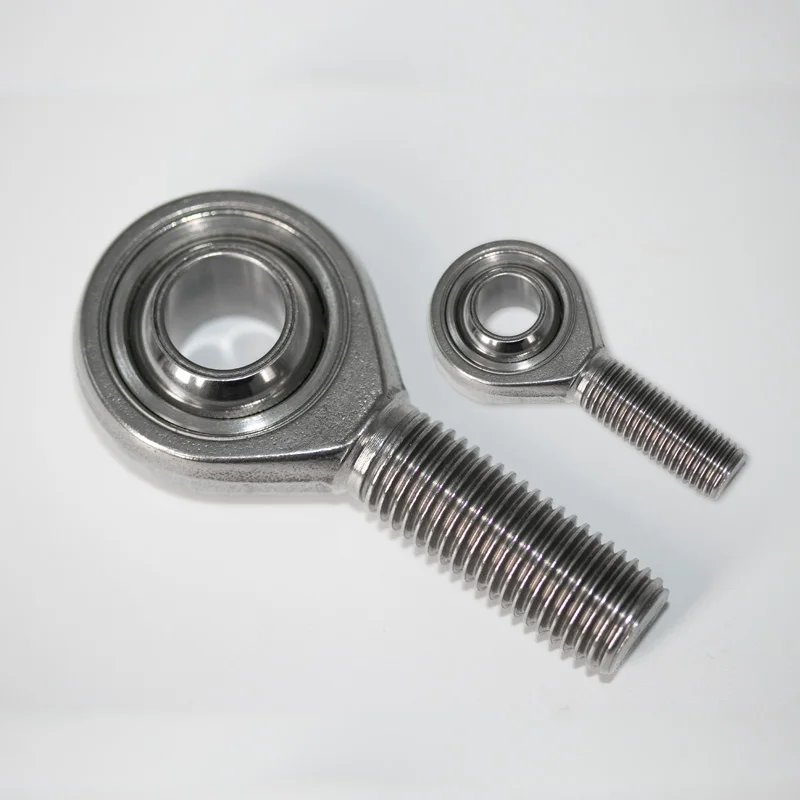 

SSA14T/K 14mm Bore Diameter Stainless Steel Rod End Bearing M14x2.0 Male Thread Self-Lubricating Rod Ends