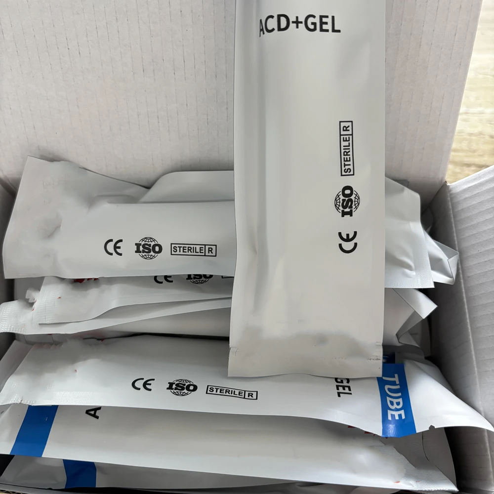 Disposable Vacuum Blood Collection Tube ACD+ Separation Gel Blood Collecting Tube PRP Tube Lab Consumables 10ml