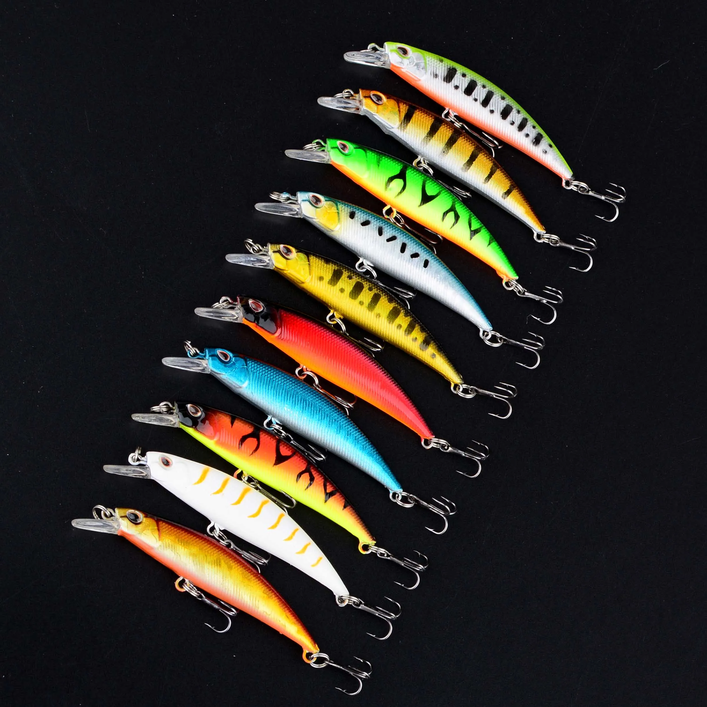 Wobbler Crankbait Minnow para lubina y trucha en agua dulce - imagen 2