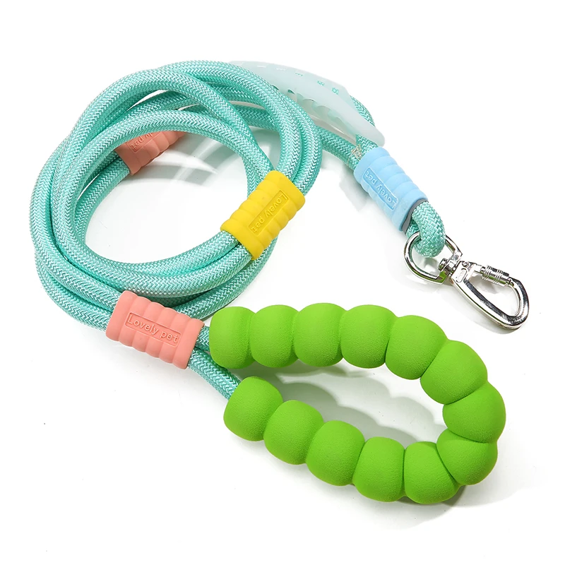 150Cm Strong Dog Leash Pet Leashes Reflective Leash For Big Small Medium Large Dog Leash Drag Pull Tow Golden Retriever