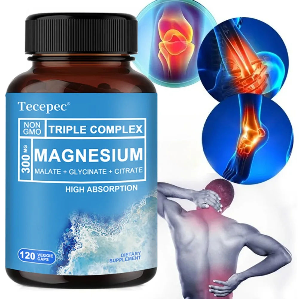 Triple Magnesium Complex for Muscle, Nerve & Energy, Highly Absorbable