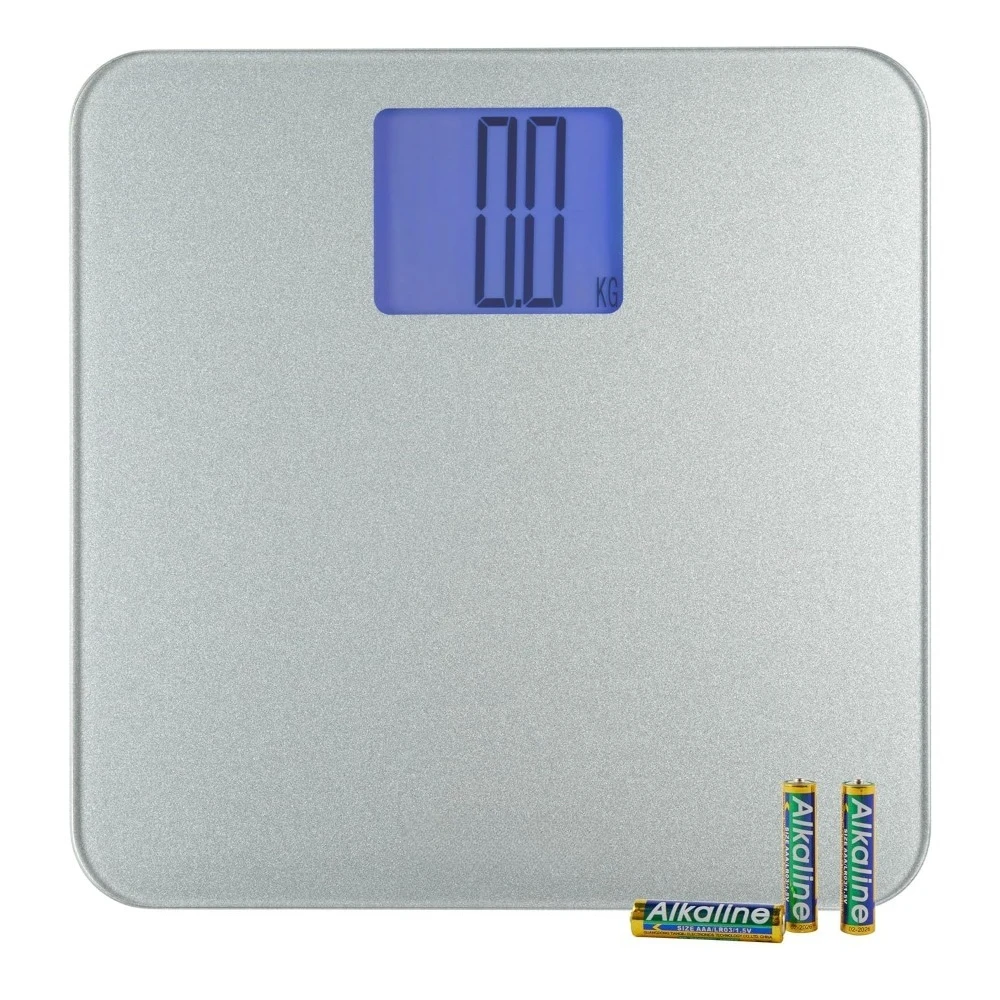 

Max Capacity 250kg Digital Bathroom Scales – Easy Read Display, Large Platform More Foot Room, Step-On Instant Weight Reading