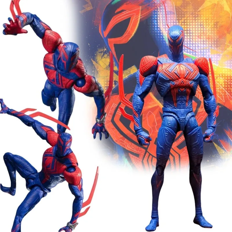 

Игрушка CT Toys Spiderman 2099, фигурка Человека-паука из фильма «Человек-паук: Через вселенные», модель SHF 2099, коллекционная фигурка из ПВХ, подарок для мальчиков