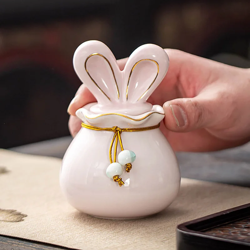 Mini Ceramics Pet Urn Cremation Personalised Memorial and Funeral Casket Funeral Coffin Keepsake Pet Urn Deceased Dog Souvenir