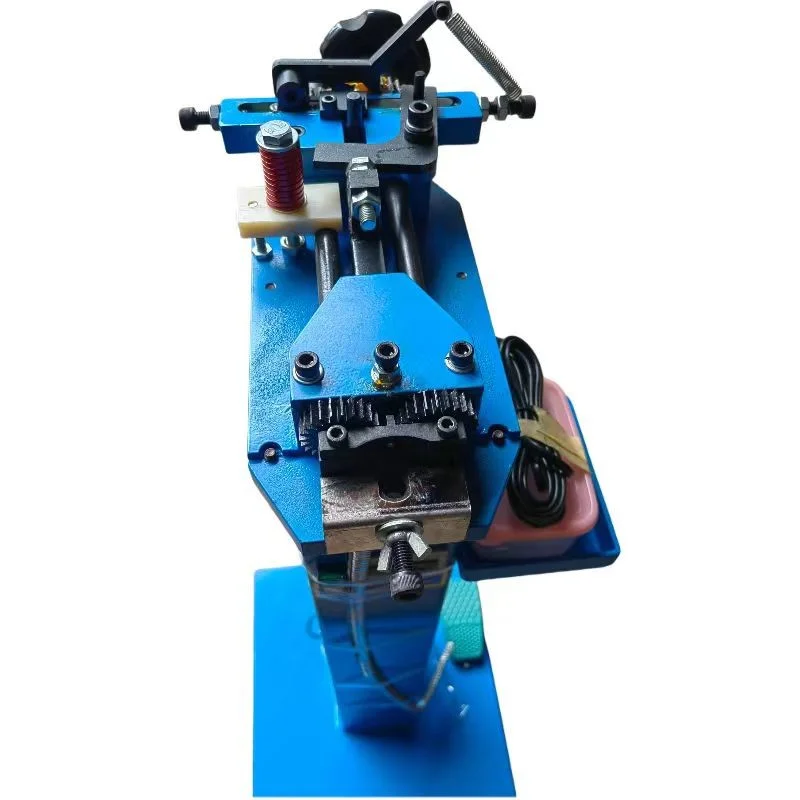 Pneumatic Leather Belt Buckle Stapling Machine Belt Loop Locking Nailing Machine Nail Connecting for Belt Making