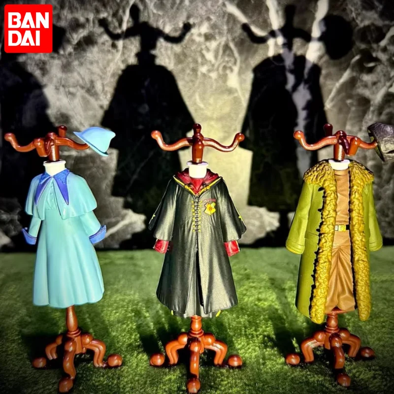 Bandai Gashapon Harry Potter Anime Figure Set - 3Pcs Collectible Models Cute Torso Toys for Kids Gift Ideal Home Decor