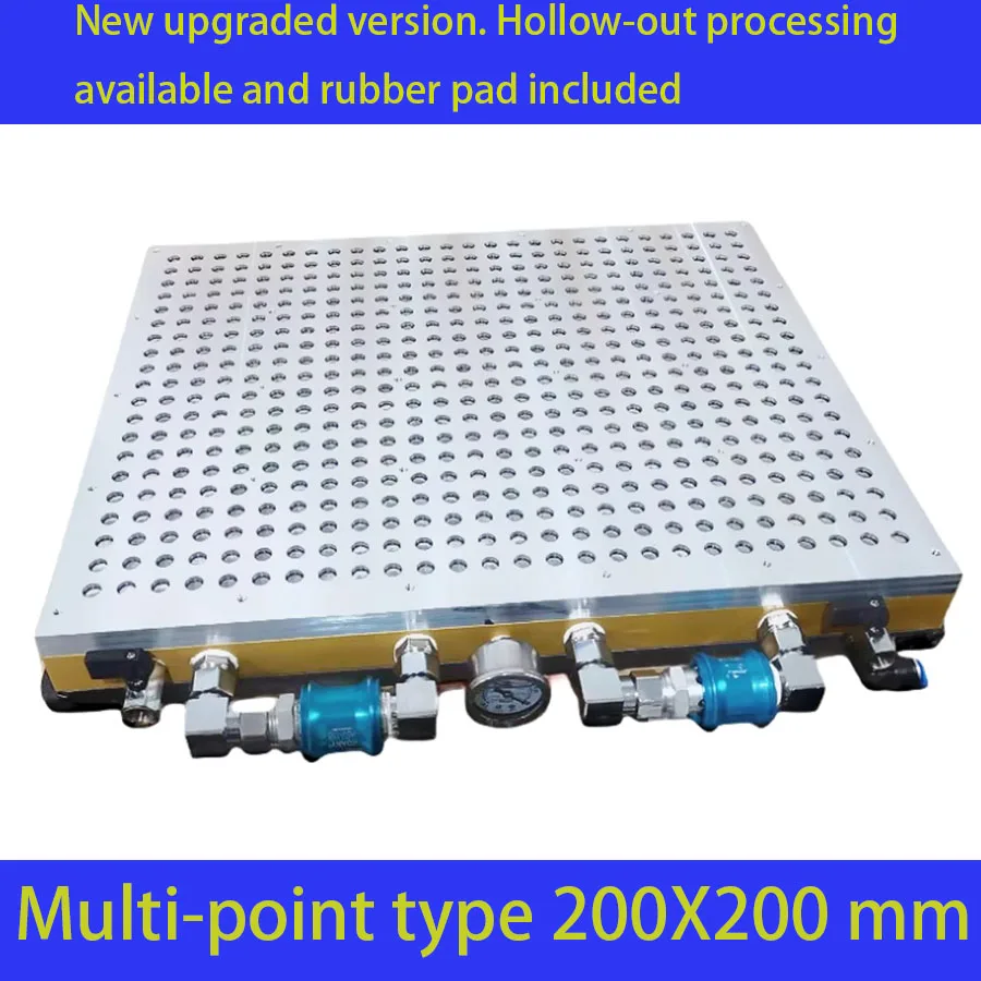 Porous vacuum suction cup milling machine processing non sealing strip hollow multi-point PVC aluminum wood board stainless stee