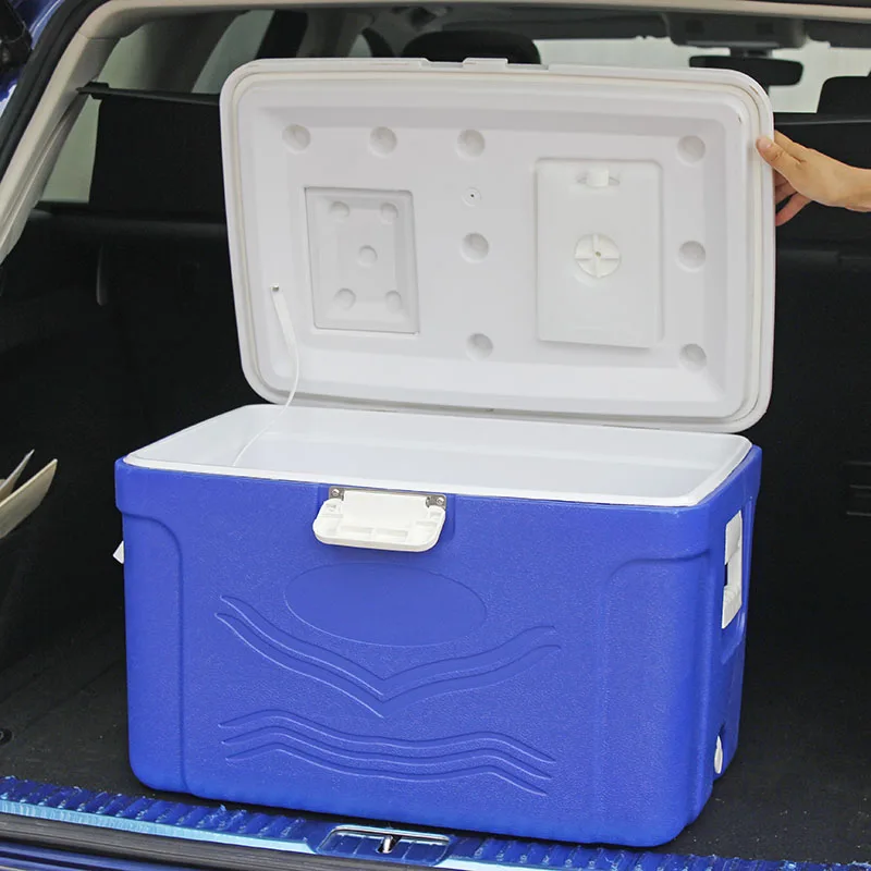 30-65 liter insulated box, refrigerated box, plastic food delivery, outdoor car mounted household buns