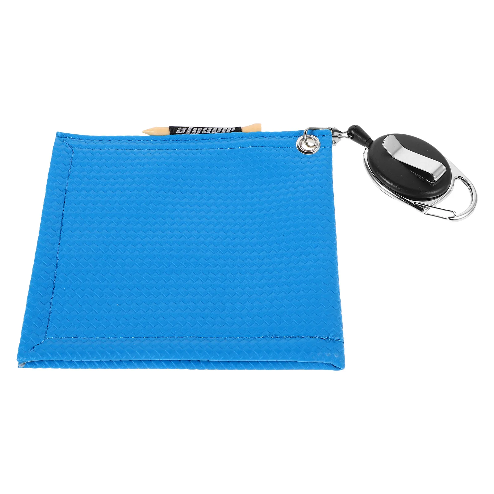 

1PC Golf Club Cleaning Towel Portable Retractable Rope Soft PU Material Golf Balls Accessories Women Men Equipment Wipes Kit