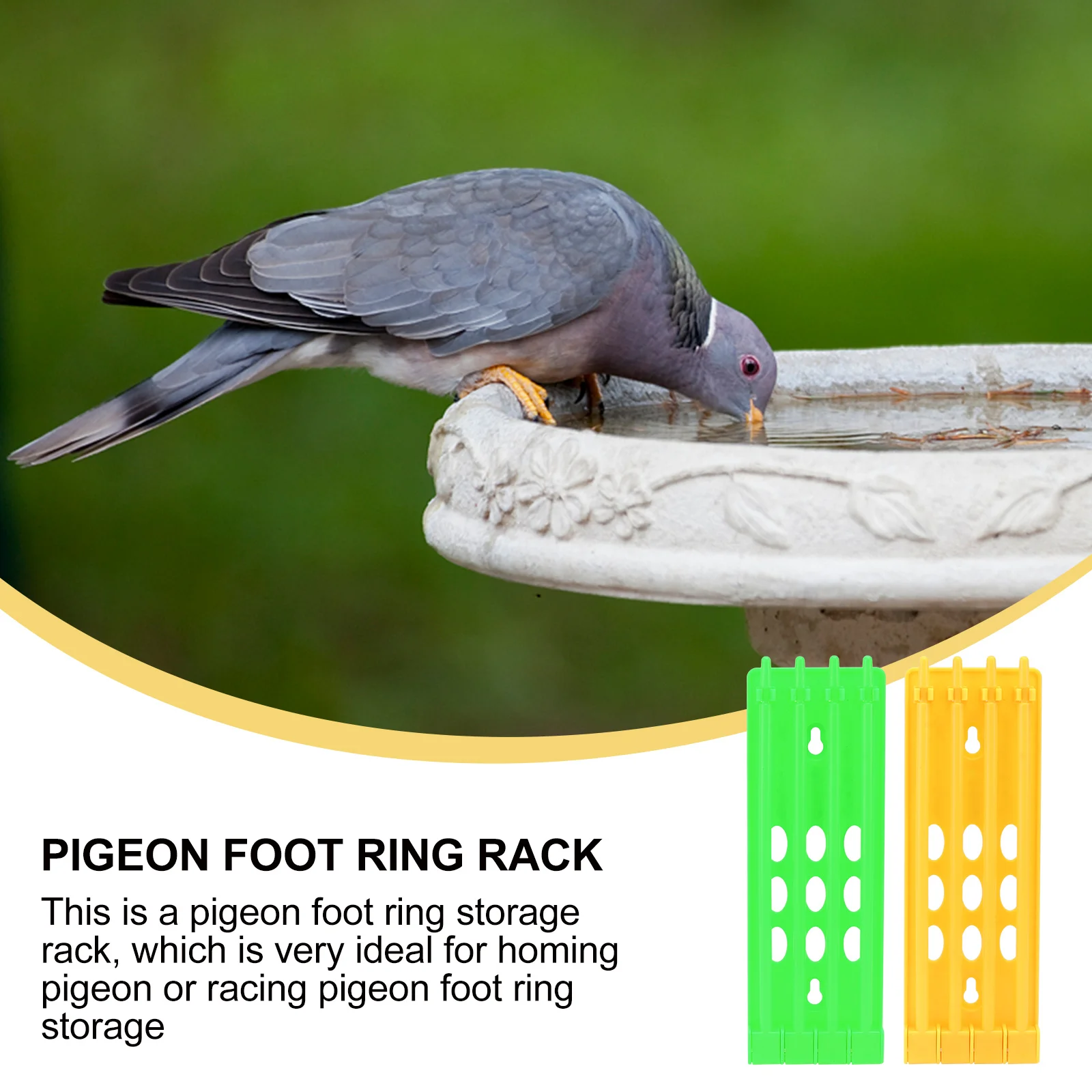 

2Pcs Foot Ring Sorting Rack Stable Structure Bad Substances Free Pigeon Foot Rings Storage Racing Pigeon Accessory