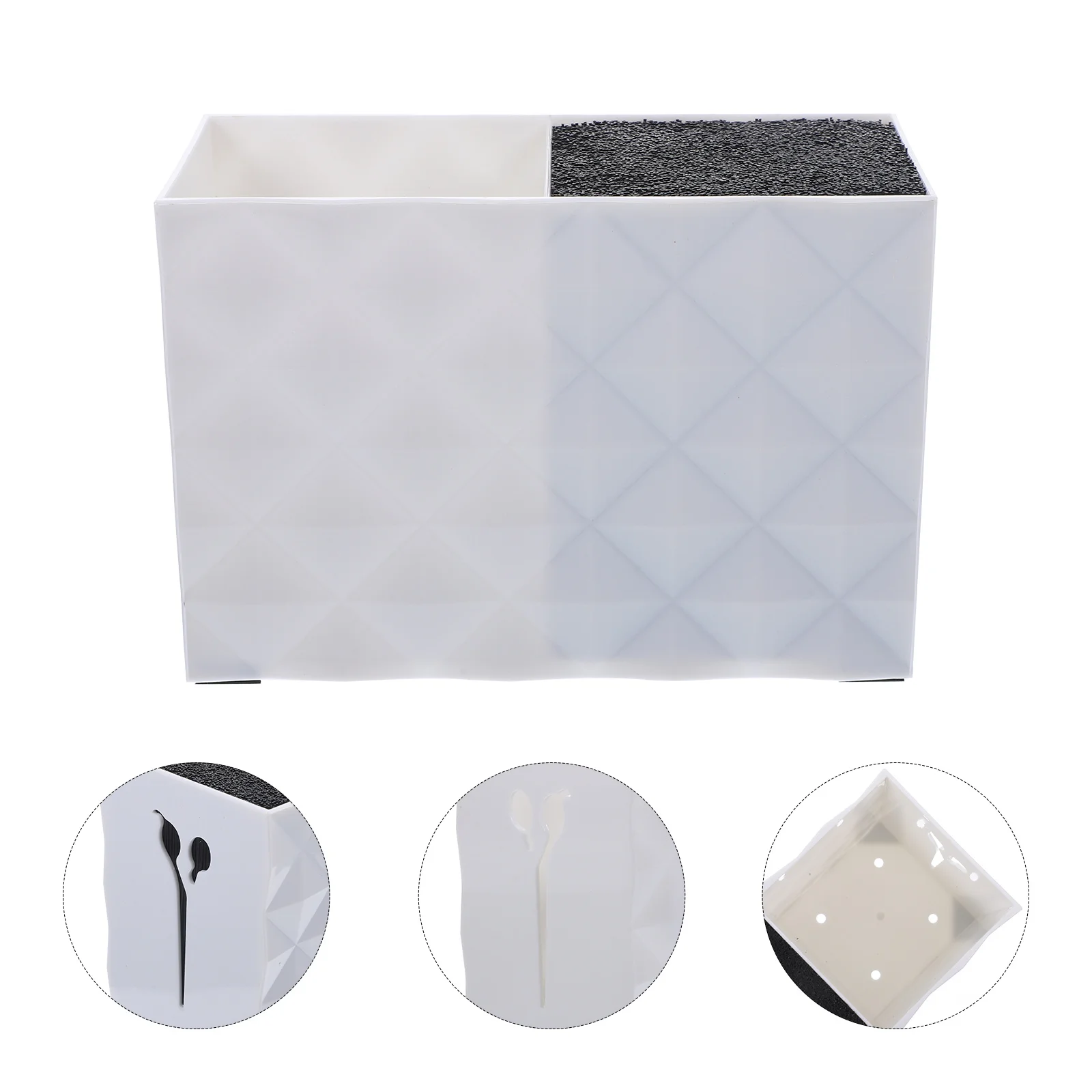 

1Pcs Non-Slip Scissors Holder Double Slots Hair Salon Tools Organizer Hairdresser Storage Case Hair Styling Supplies