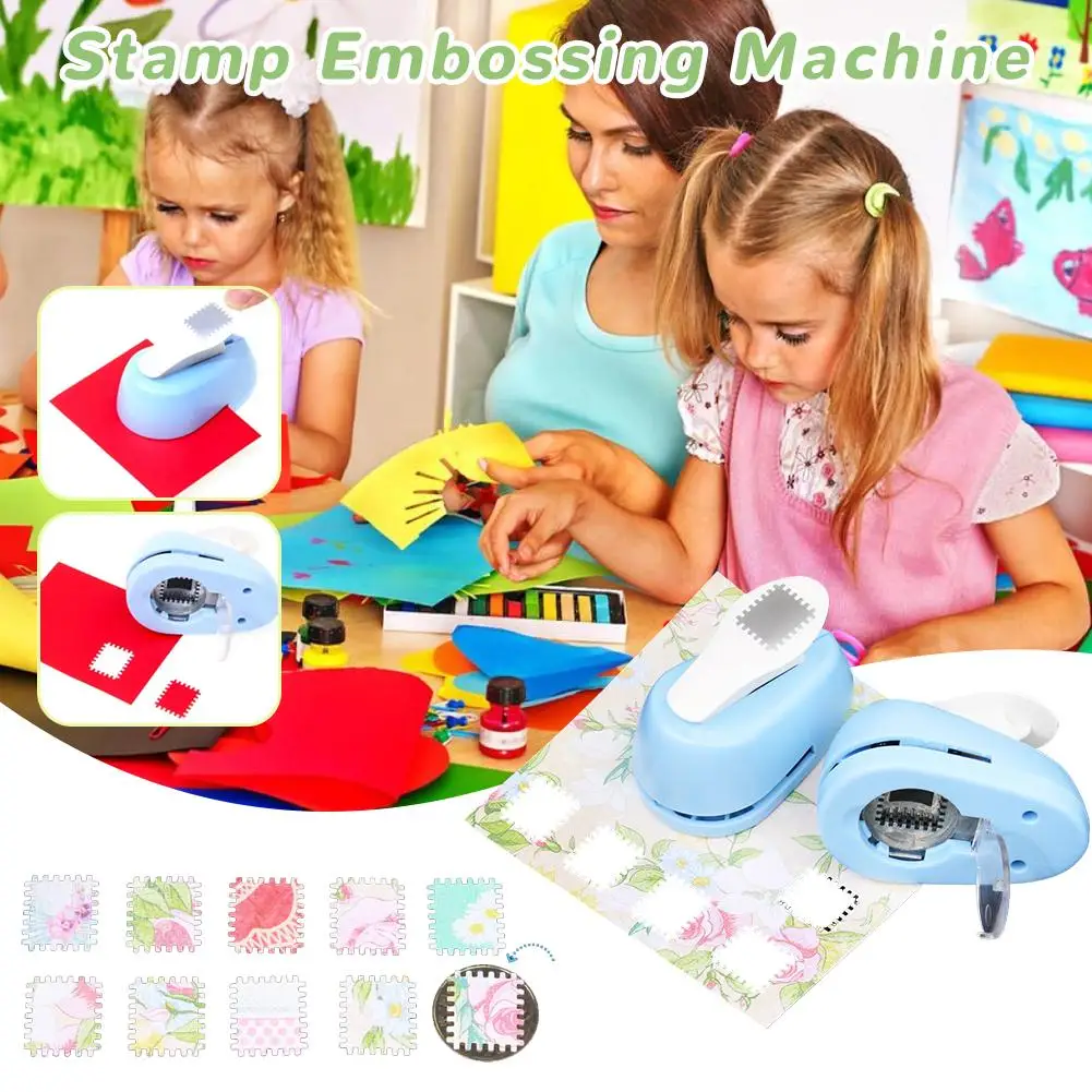 طالب ختم شكل ثقب لكمة DIY اليدوية القاطع بطاقة الحرفية الطباعة الناخس العلامة مربع الناخس توفير العمالة