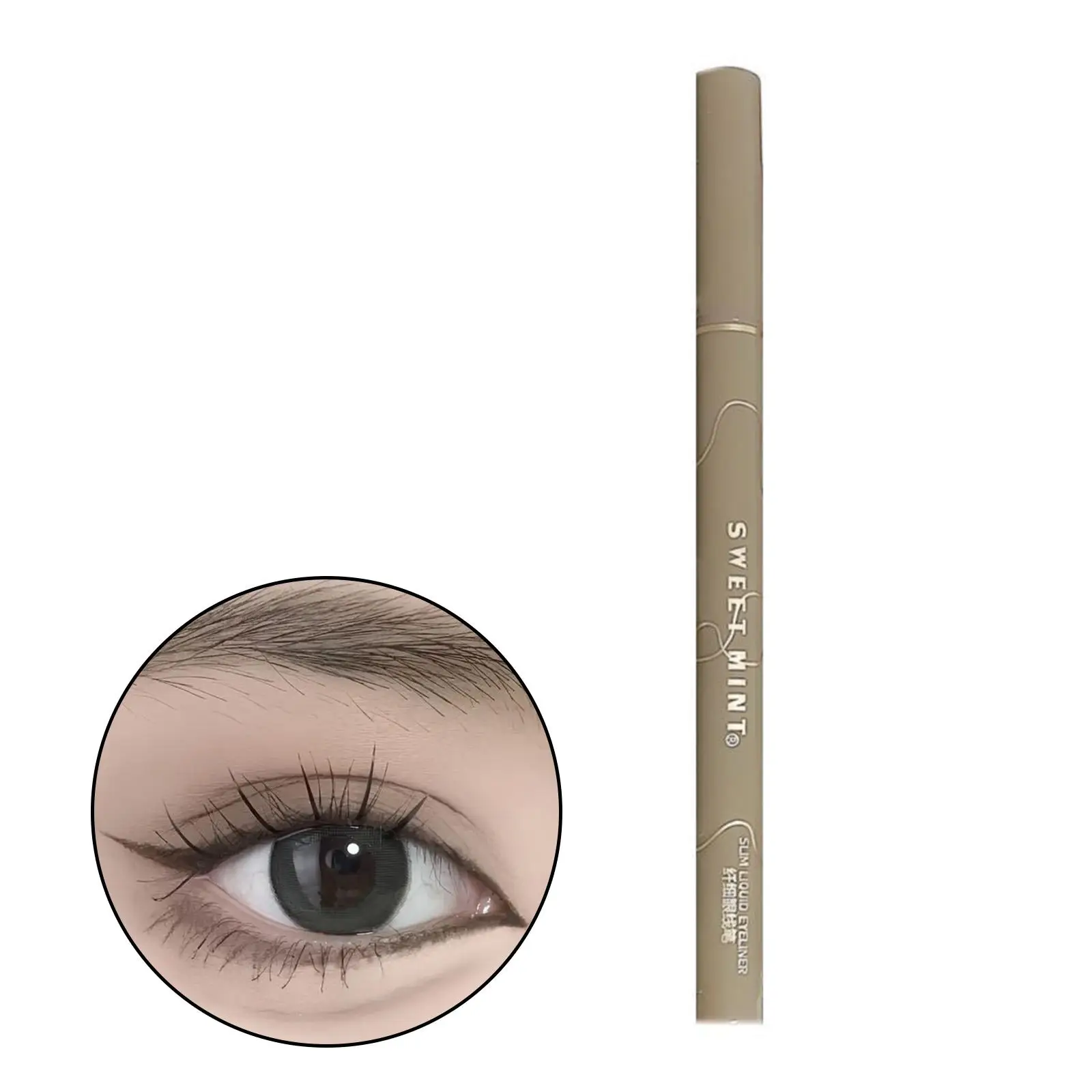 Flüssiger Eyeliner-Stift mit hoher Pigmentierung, wasserfester, langlebiger Eyeliner-Stift für scharfe, geflügelte Looks