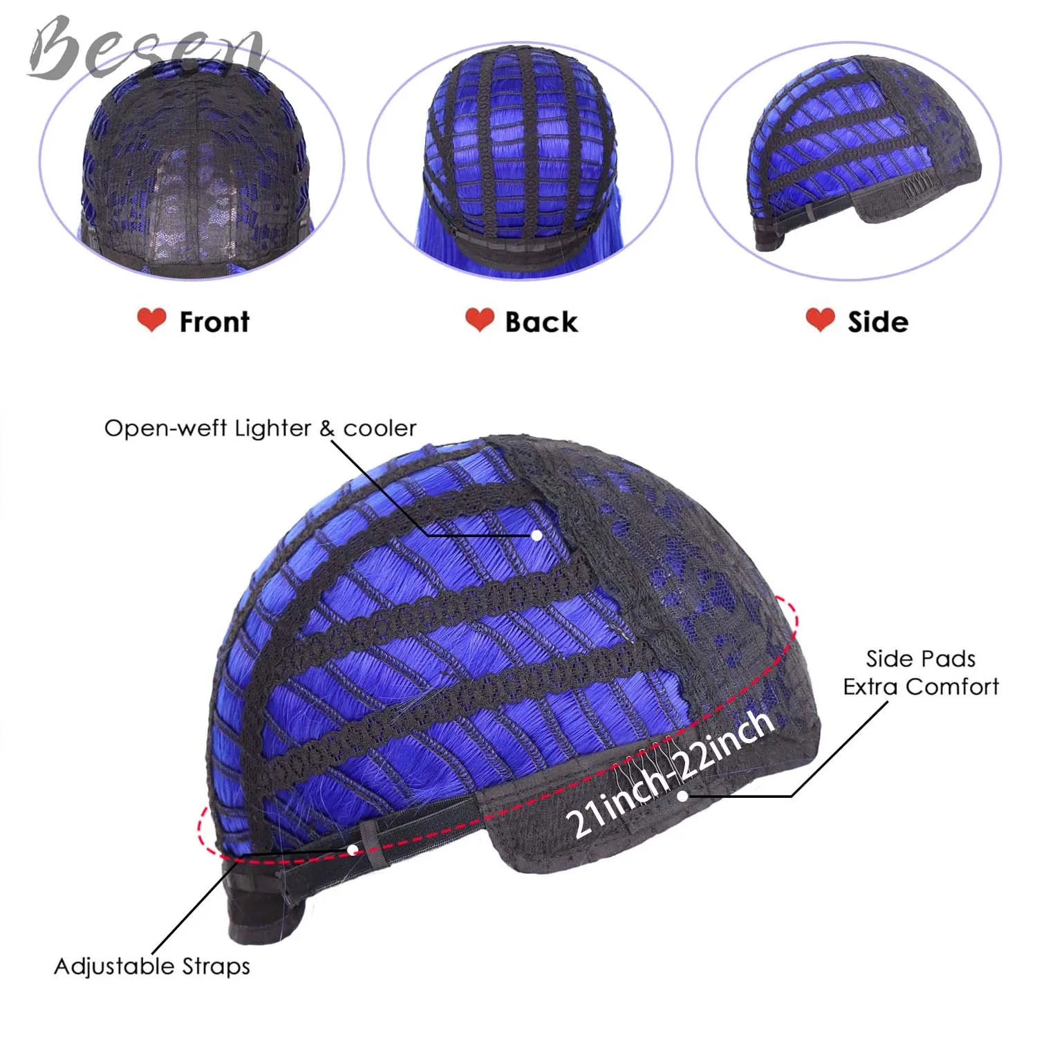 باروكات بوب صناعية باللون الأزرق الداكن لأزياء كورالاين للنساء والفتيات، باروكات بوب ملونة لحفلات الهالوين التنكرية #6