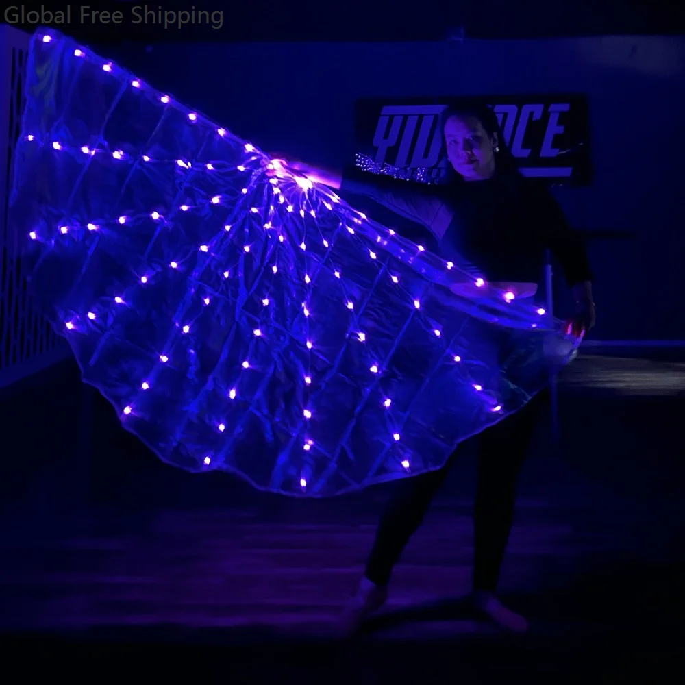 الرقص الشرقي شبه دائرية أعلام الثناء لعب الأدوار الرقص الشرقي متوهجة الدعائم مرحلة الأداء مهرجان الحفلات اكسسوارات 2026 #4