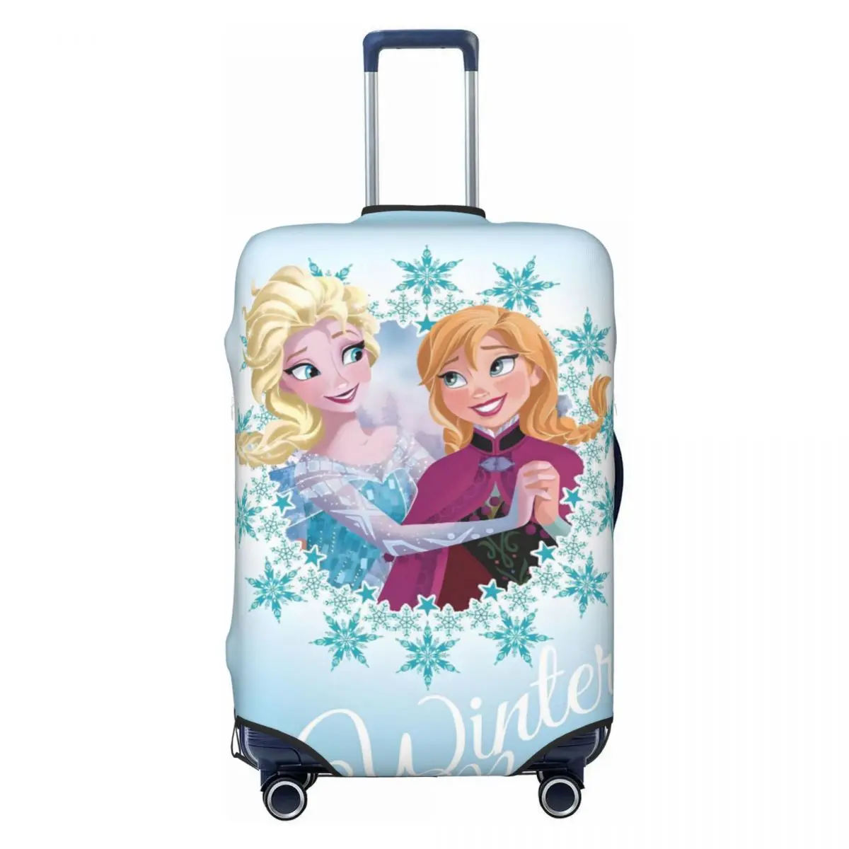 

Custom Frozen Anime Luggage Cover Protector Cute Cartoon Movie Kawaii Princess Travel Suitcase Protective Cover for 18-32 Inch