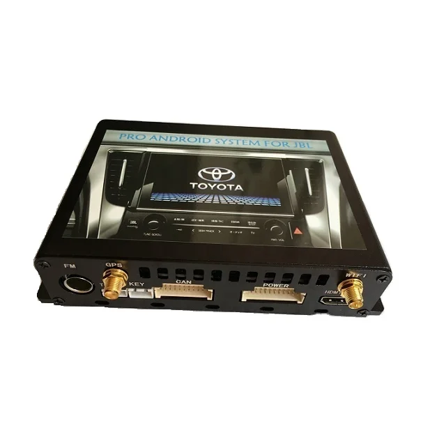Exploter Android Video Interface Alphard Vellfire Harrier 2015-2019 Decode Android 8.0 IOS System APP Box 1 Year GPS Navigator