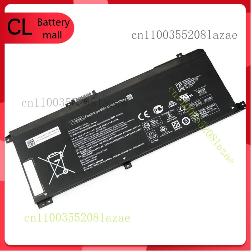 

For HP ENVY X360 15-DR Series SA04XL L43248-AC2 L43267-005 Laptop Battery