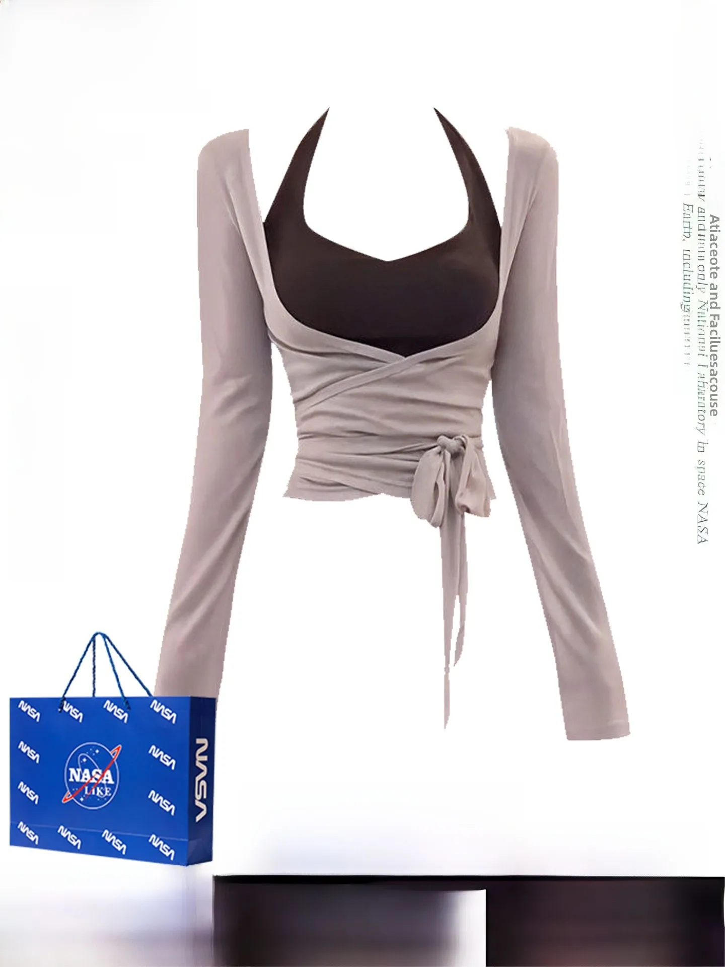 

Faionable ort Svel Tank Top And Cardigan Two-Piece Set for Women Sexy Trendy Ne Hanging Strap Design Breathable S...