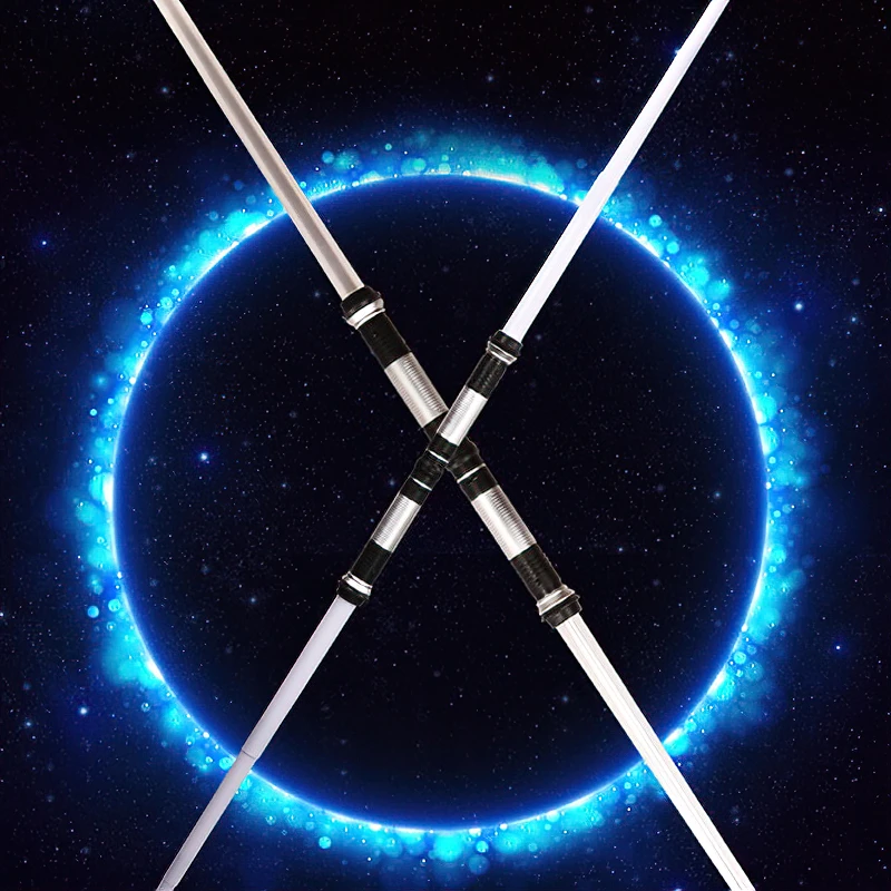 

Telescopic Laser Boy Gril Toys Darth Vaders Sword Cosplay Bow Toy Double Sword Toys With Sound Laser