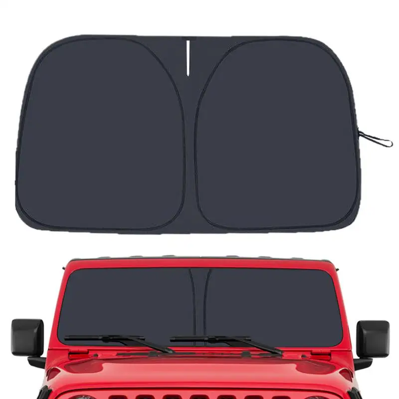 

Car Windshield Sunshade Thicken Auto Umbrella Reflective Sun Visor Interior Products Summer Cooling Suitable For Car SUV