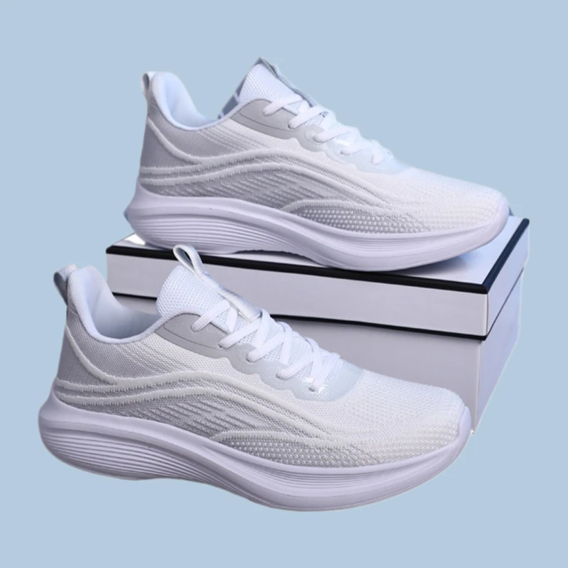 

Summer Fashion Anti Slip Hiking Mesh Breathability Athletic Shoe Tennis Woman Trend 2025 Woman Sneakers Couple Casual Running