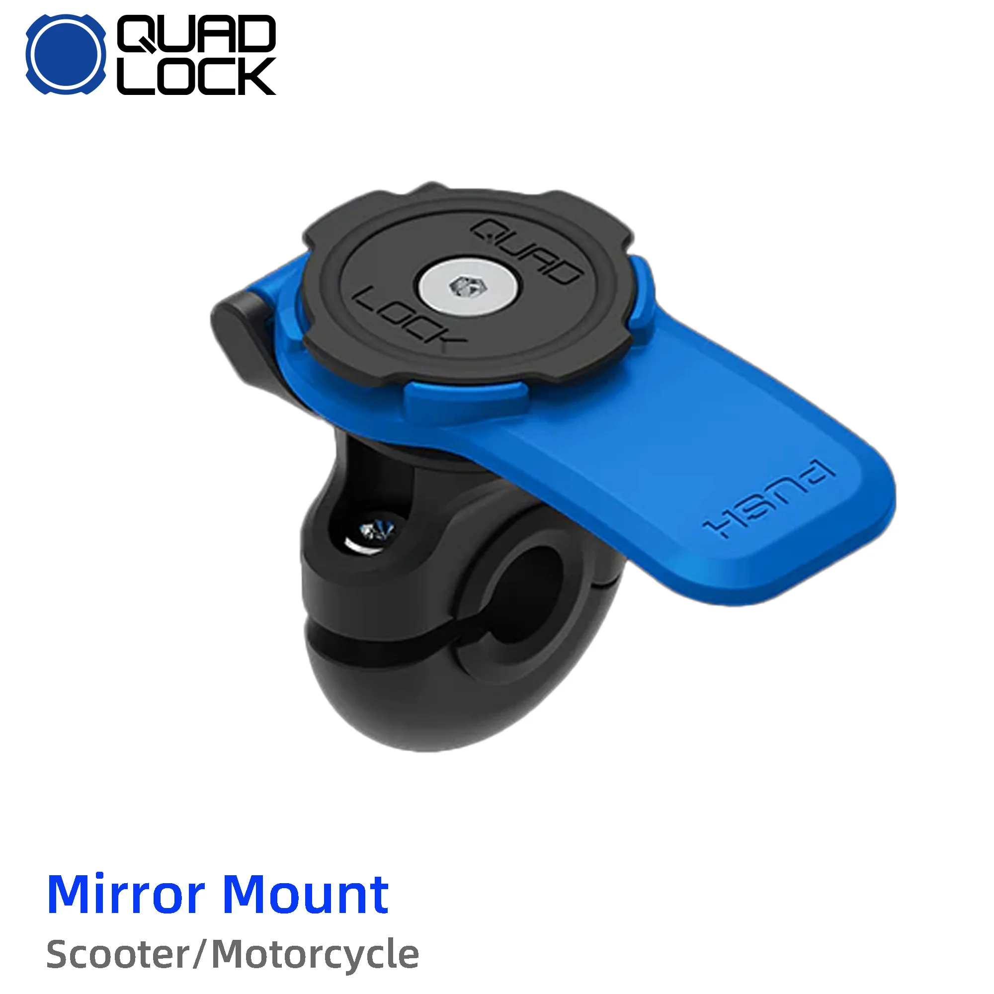 

Quad Lock Scooter/Motorcycle - Mirror Mount phone holder