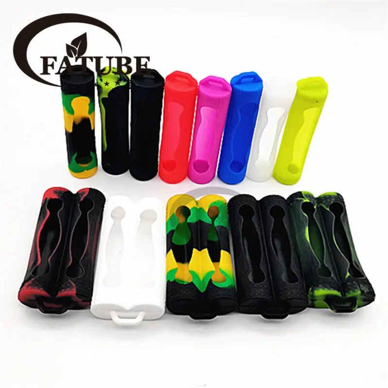 

1PCS 18650 silicone protective sleeve single section/double section Random color