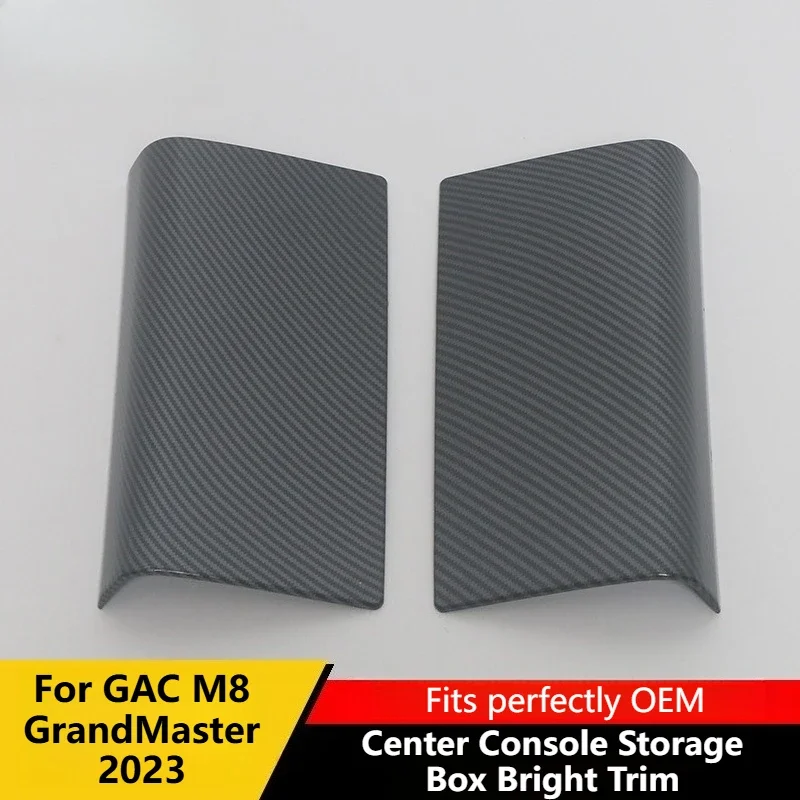 Center Console Storage Box Bright Trim Armrest Decor Protective Sticker Anti-Scratch Central Interior For GAC M8 GrandMaster2023