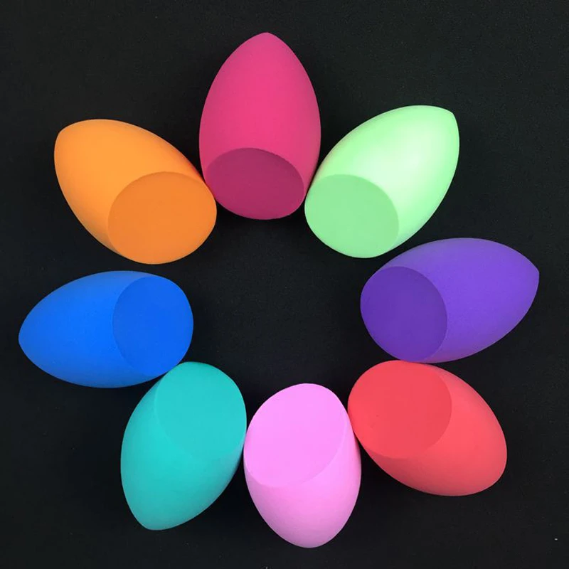 

50PCS Cosmetic Puff Set Makeup Foundation Sponge Women Powder Puff Makeup tools Random color