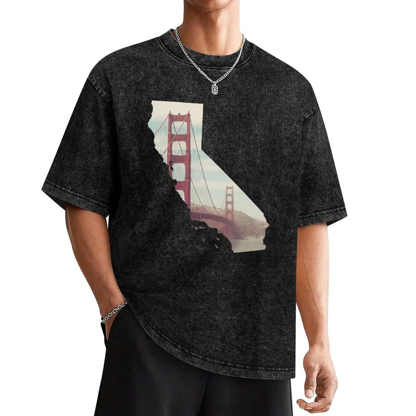 

San Francisco, California T-Shirt hippie clothes summer top affliction shirts Clothing mens fashion